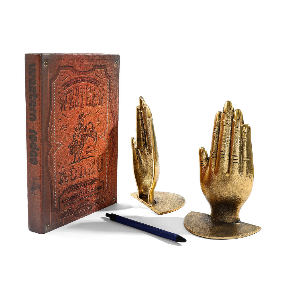 Dekorative Hand-förmige Buchstützen