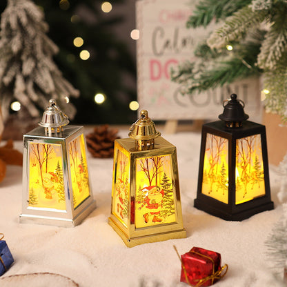 Dekorative Weihnachtslaterne mit Wintermotiven Brehn