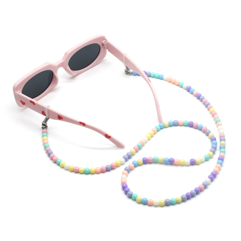 Bunte Perlen Brillen Kette Brehn