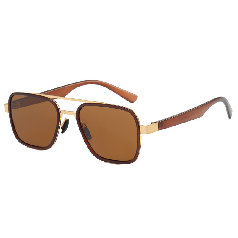 Damen modische Sonnenbrille mit quadratischem Rahmen und innovativen Gläsern Brehn
