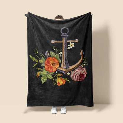 Künstlerische Schädel-Themen-Fleece-Decke