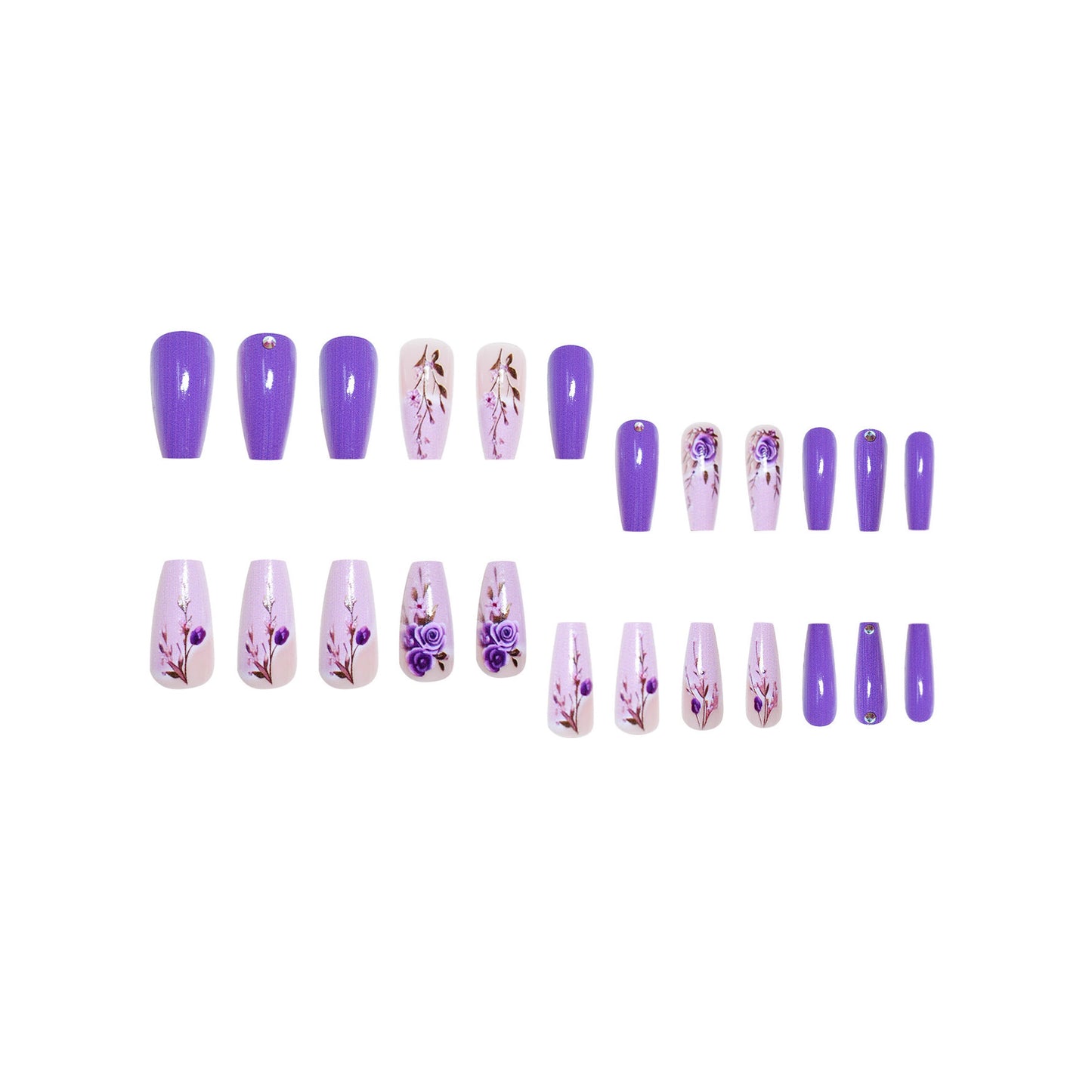 Floral Nail Art Extensions Brehn 1787913825