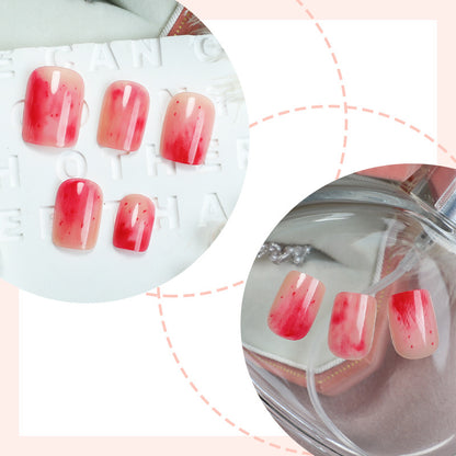 Stylisches Marmor-Finish Press-On-Nagelset Brehn