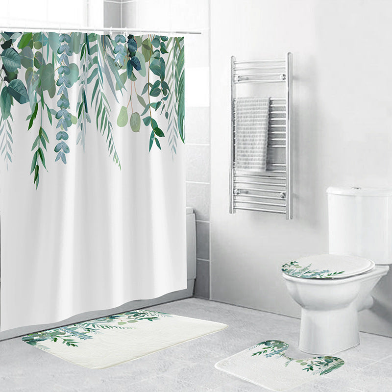 Tropische Pflanzen Badezimmer Set Brehn