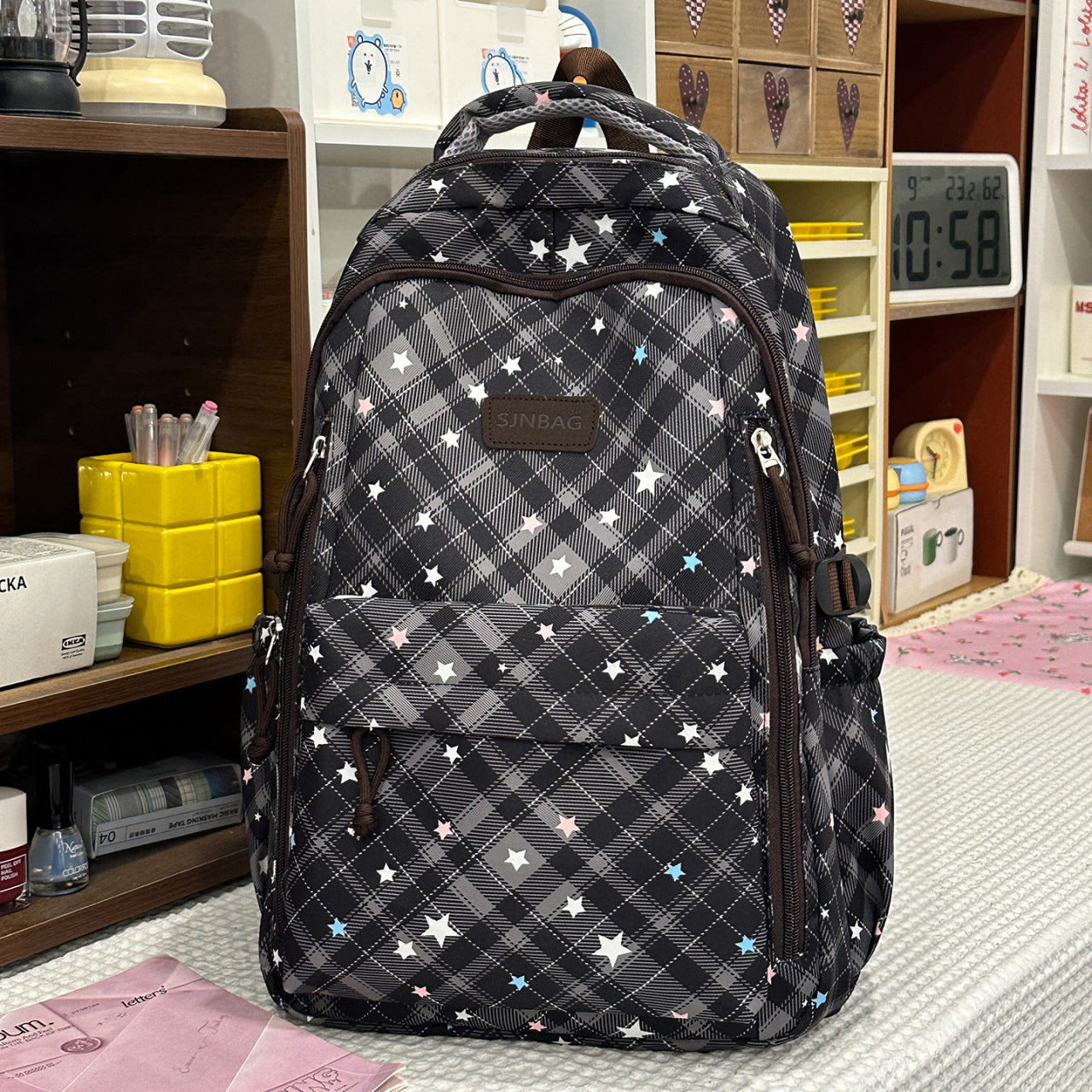 Stylische gemusterte Rucksack