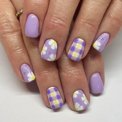 Blumenmuster Nagelkunst Aufkleber Brehn