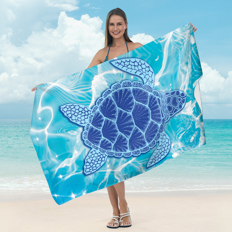 Strandtuch mit tropischem Blattdesign Brehn