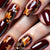 Kunstnägel mit floralem Herbstdesign Brehn