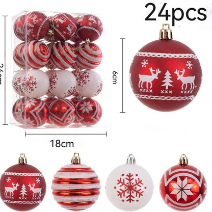 Festliche dekorative Weihnachtsornament-Set Brehn
