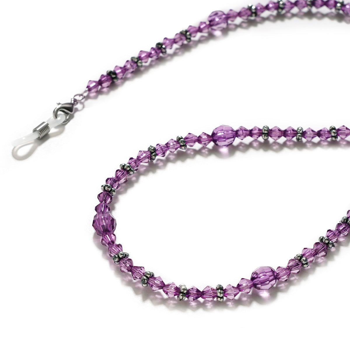 Elegante Kristallperlen Brillenband Brehn