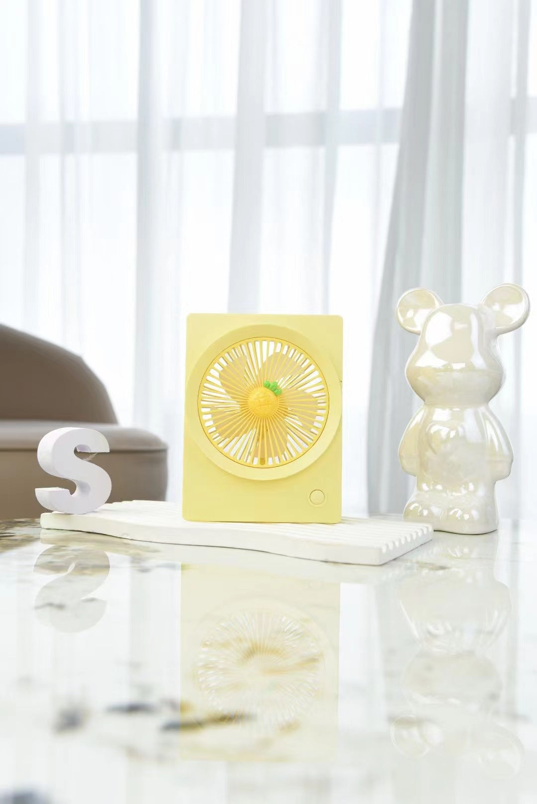 Unisex Kompakt Tragbarer Tischventilator Brehn
