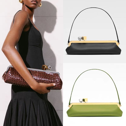 Elegante Lackleder Abendhandtasche