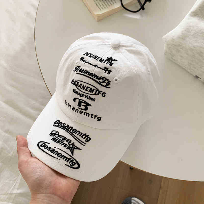 Herren Vintage Grafik Logo Baseballkappe Brehn