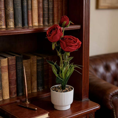 Elegantes künstliches Rosenbouquet für die Heimdekoration