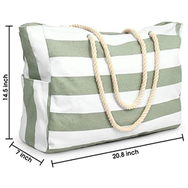 Strandtasche mit Praktischem Außentasche Brehn