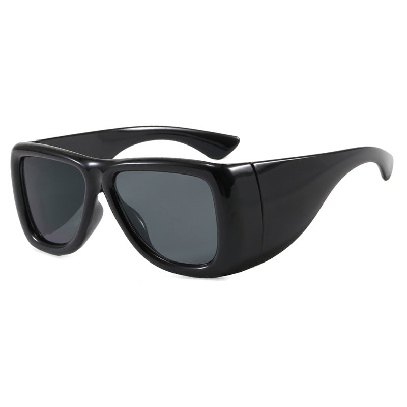 Damen trendige oversized Sonnenbrille mit markantem Schildpatt-Design Brehn