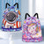 Einfarbige Rucksack Mit Einhorn-Motiv Brehn