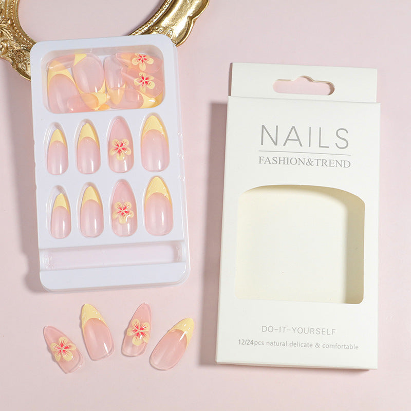 Floral Accent Druck-Nagelset Brehn
