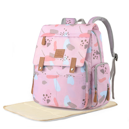 Vielseitiger Rucksack mit Blumenmuster Brehn