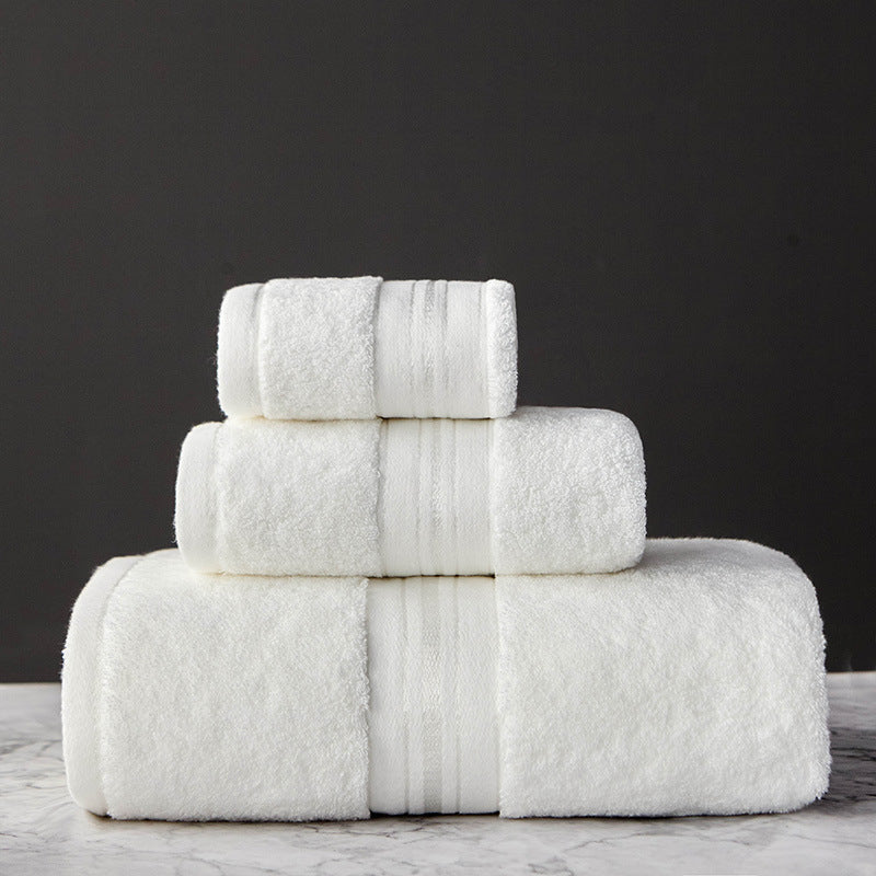 Premium ägyptisches Baumwoll-Bade- und Handtuchset Dick Ultra-absorbierend Plüsch