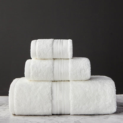 Premium ägyptisches Baumwoll-Bade- und Handtuchset Dick Ultra-absorbierend Plüsch