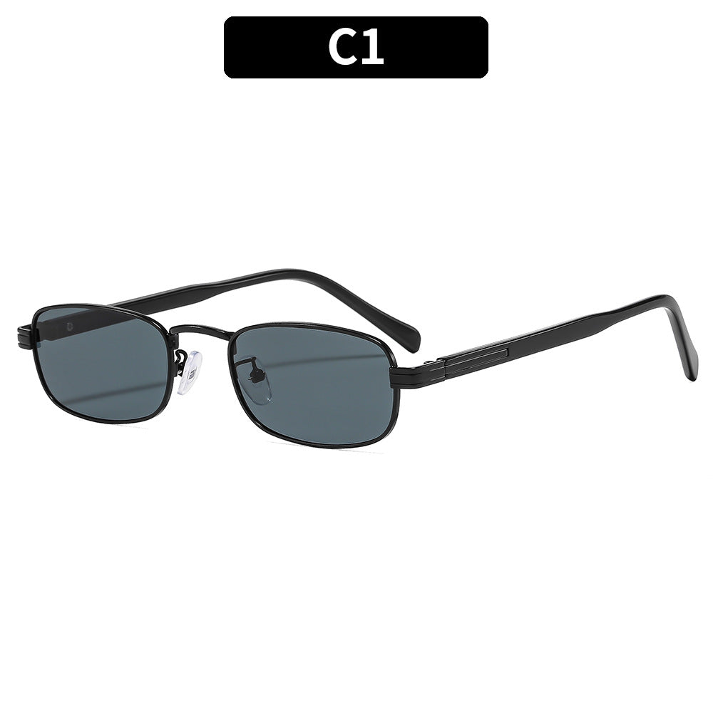 Zeitloses Design Vintage-inspirierte Metallrahmen Sonnenbrille