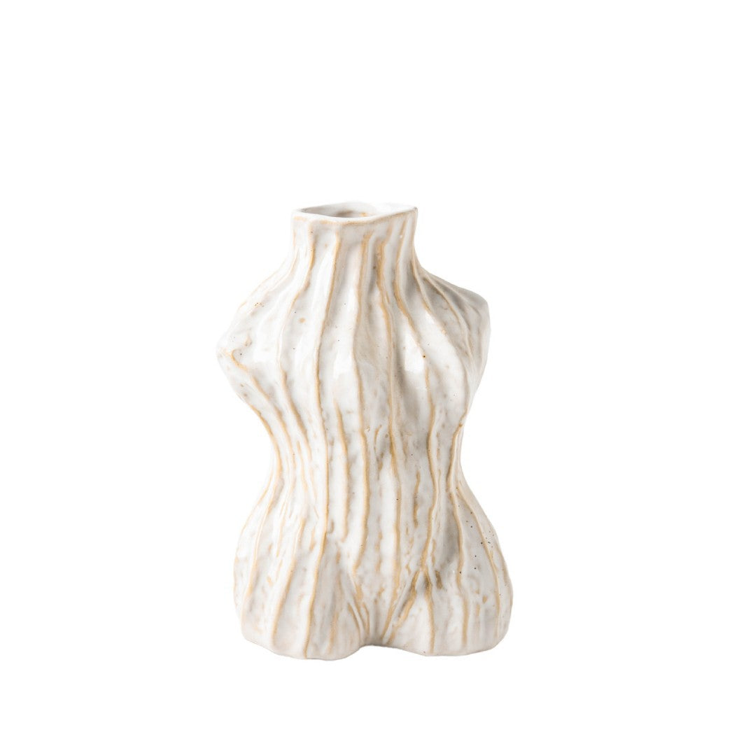 Konturiertes Bust-Shape Dekoratives Keramikvase