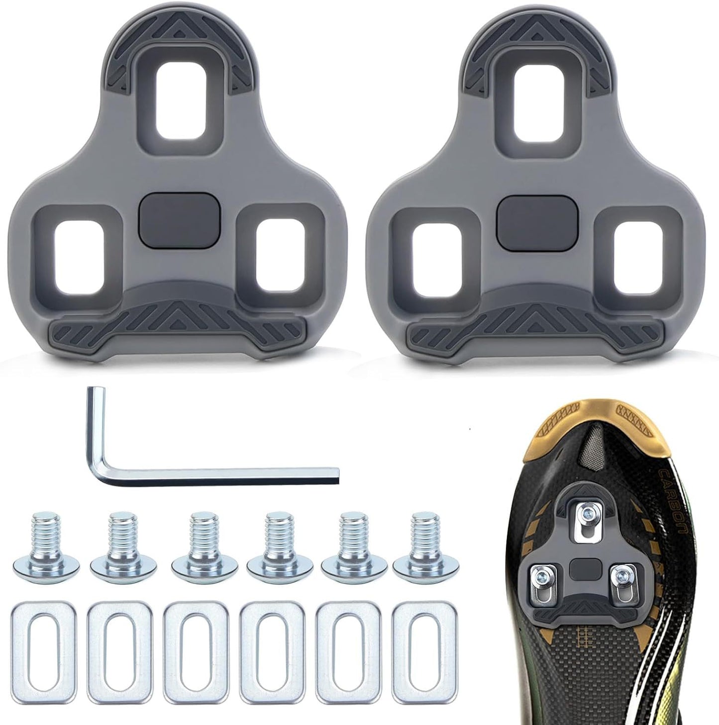 Präzisions-Fahrradschuhplatten-Set Brehn