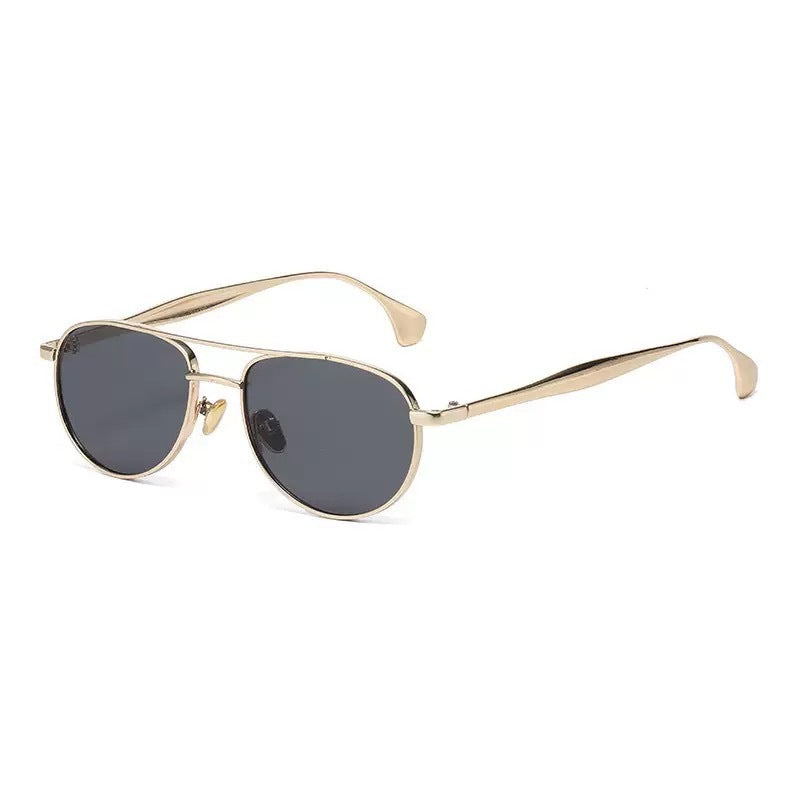 Herren Vintage-inspirierte runde Sonnenbrille Brehn