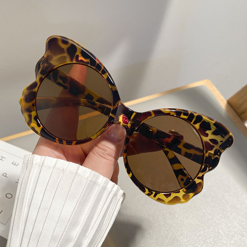 Damen Cat-Eye Sonnenbrille mit einzigartiger Rahmenführung und UV-Schutz Brehn
