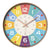 Farbe Time Silent Kids Clock – Geräuschlose Wanduhr mit pädagogischem Design | Brehn