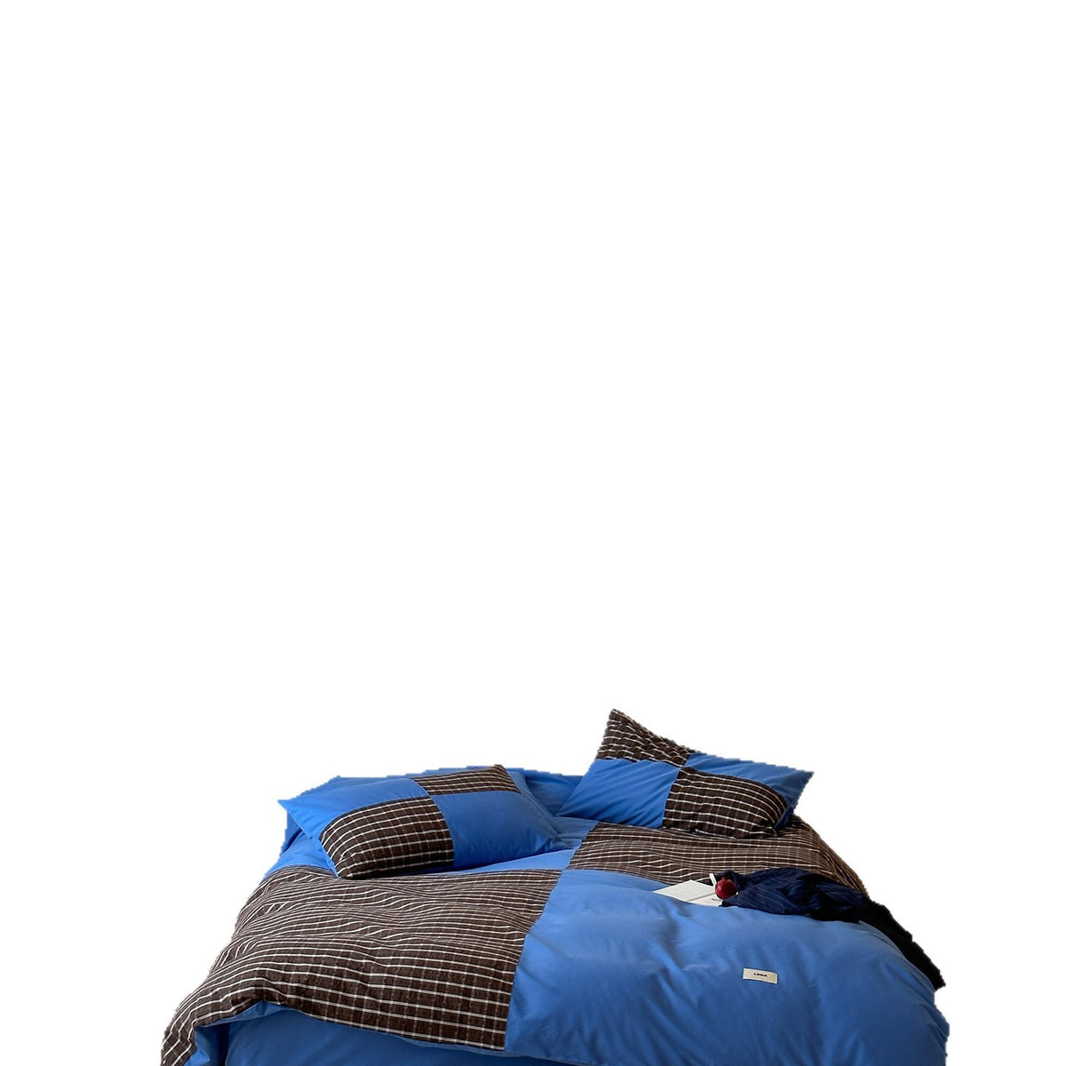 Patchwork Baumwoll Bettbezug und Kissenbezug Set