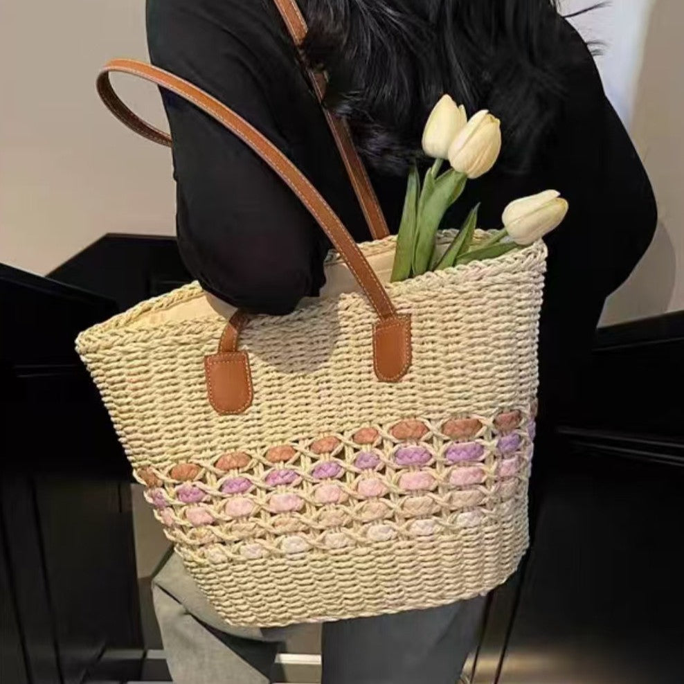 Handtasche Aus Hochwertigem Geflochtenem Material Brehn