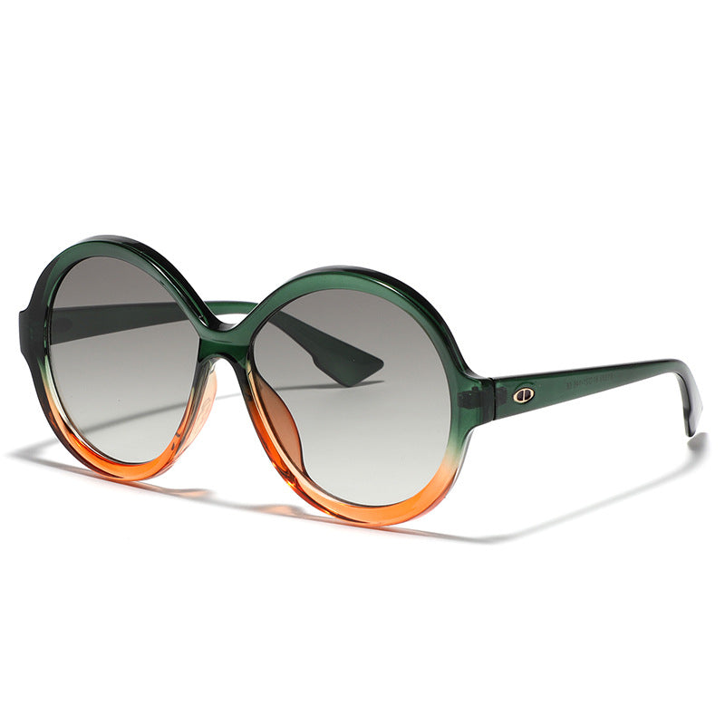 Damen oversized modische Sonnenbrille mit einzigartiger Rahmenform Brehn