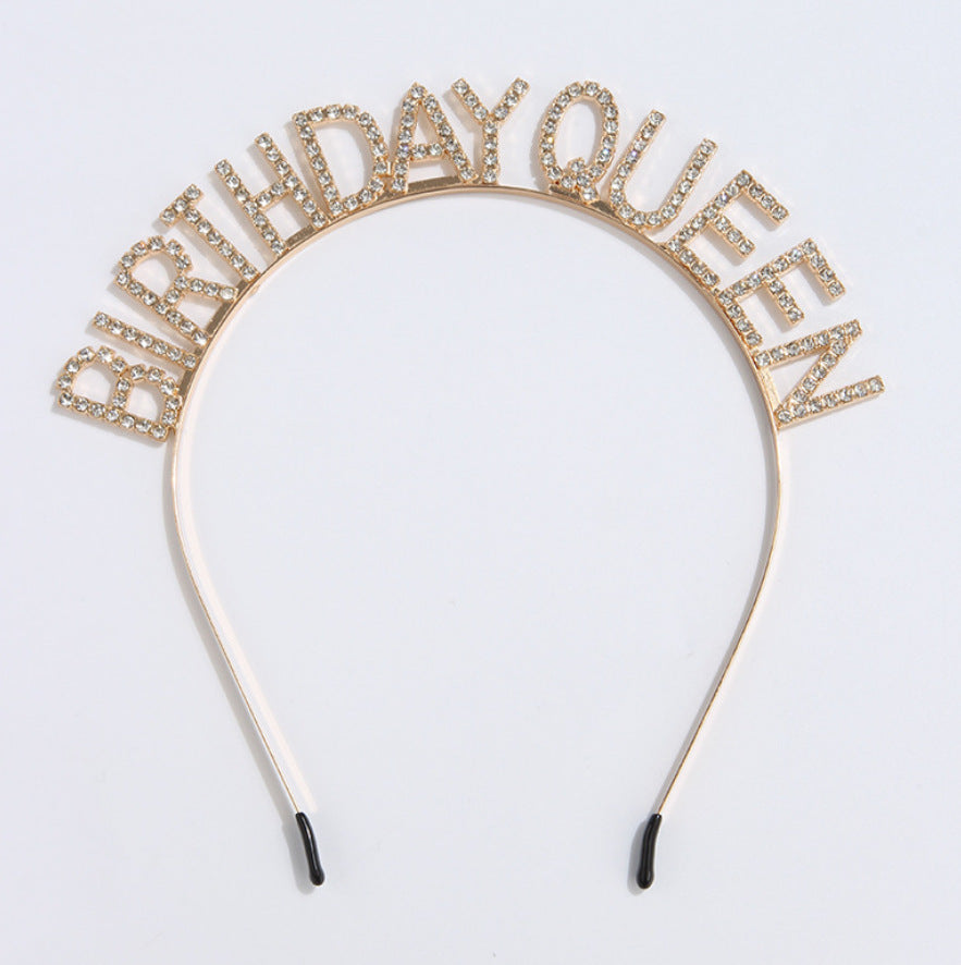 Damen Haarschmuck mit funkelndem Schriftzug Brehn