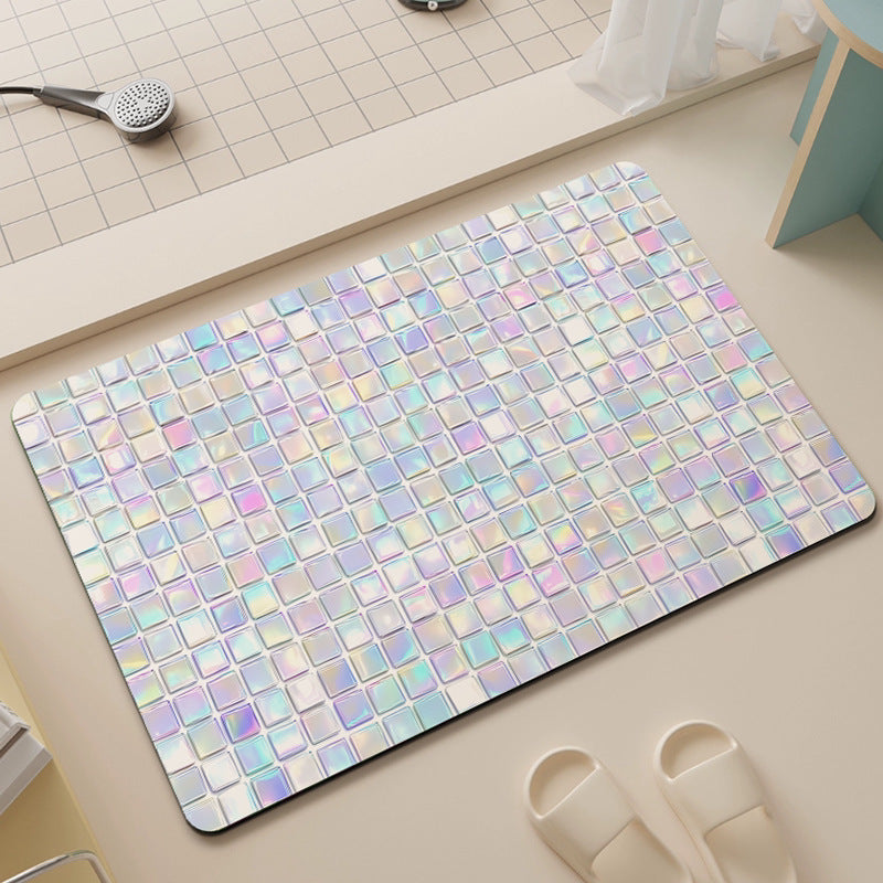 Luxuriöse Mosaikdesign-Badezimmermatte Brehn