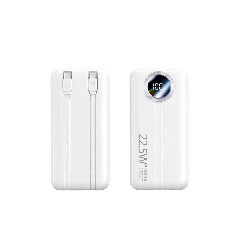 Tragbare Powerbank mit Schnellladefunktion und digitaler Kapazitätsanzeige Brehn