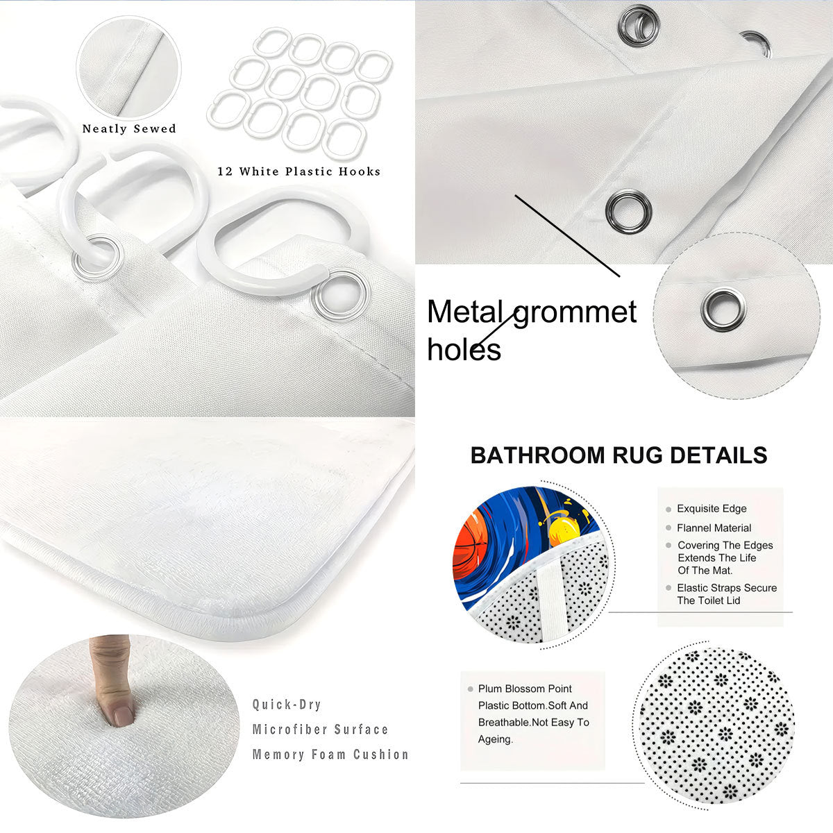 Kreatives Universum-Themen Badezimmer-Set Brehn