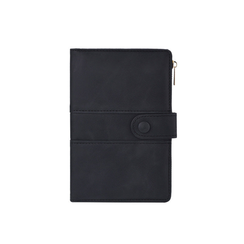 Premium Leder Reißverschluss Journal Organizer Brehn