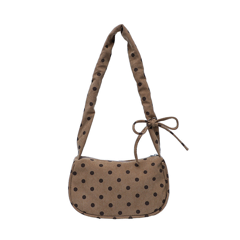 WoVintage Polka Dot Umhängetasche Brehn