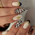 Künstlerisches Nageldesign-Set mit Edelsteindekoren Brehn