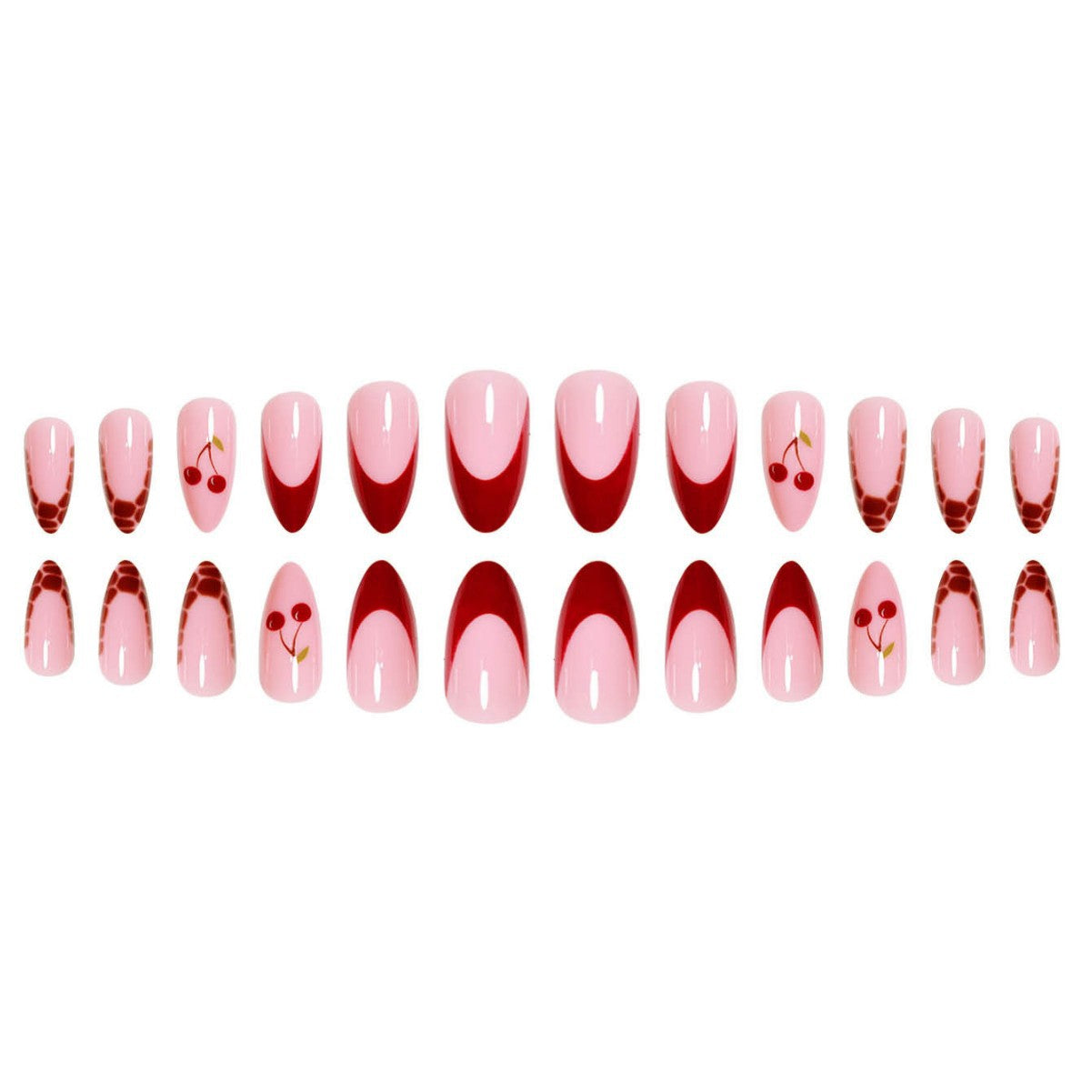 Künstlerisches Kirsch Nageldesign Extensions Brehn
