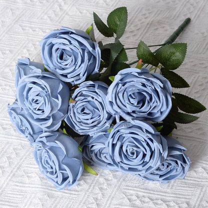 Seidenblumen-Rosenstrauß