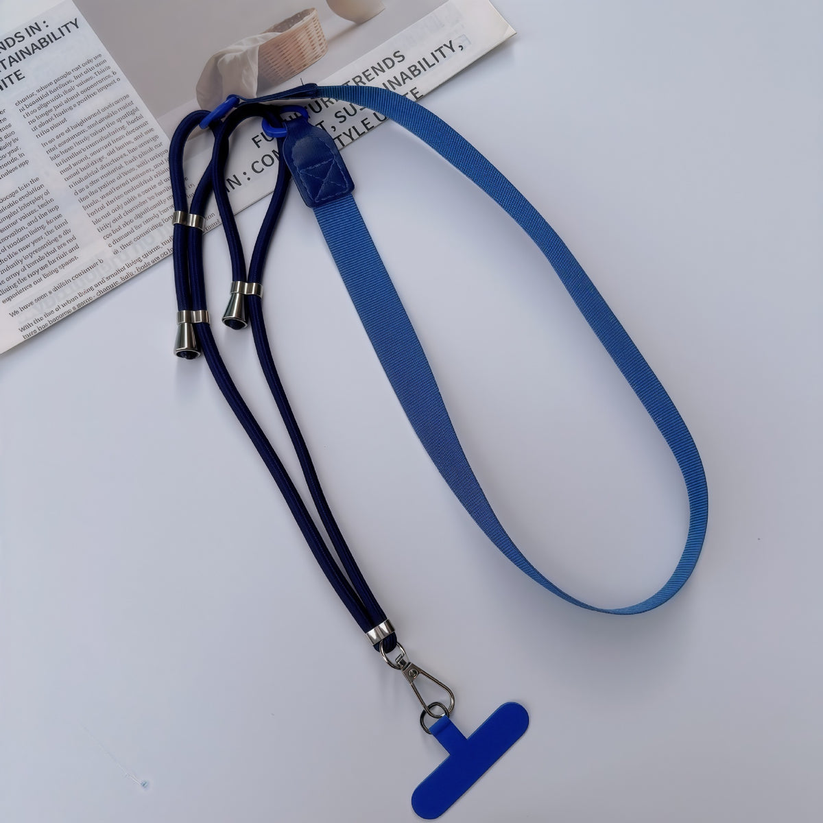 Multifunktionale verstellbare Halskette mit ID-Halter Brehn
