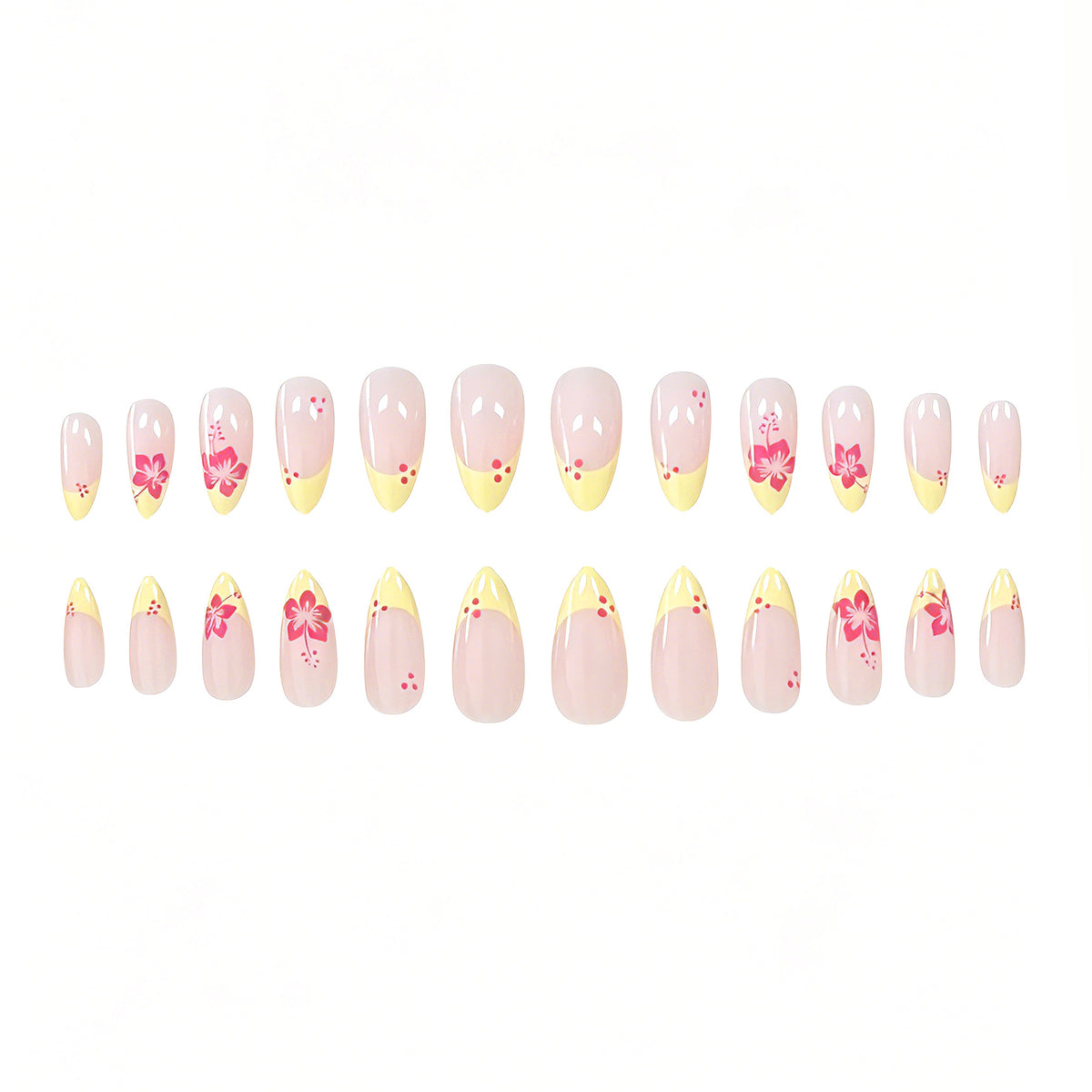 Tropisches Floral-Nagelkunst Brehn