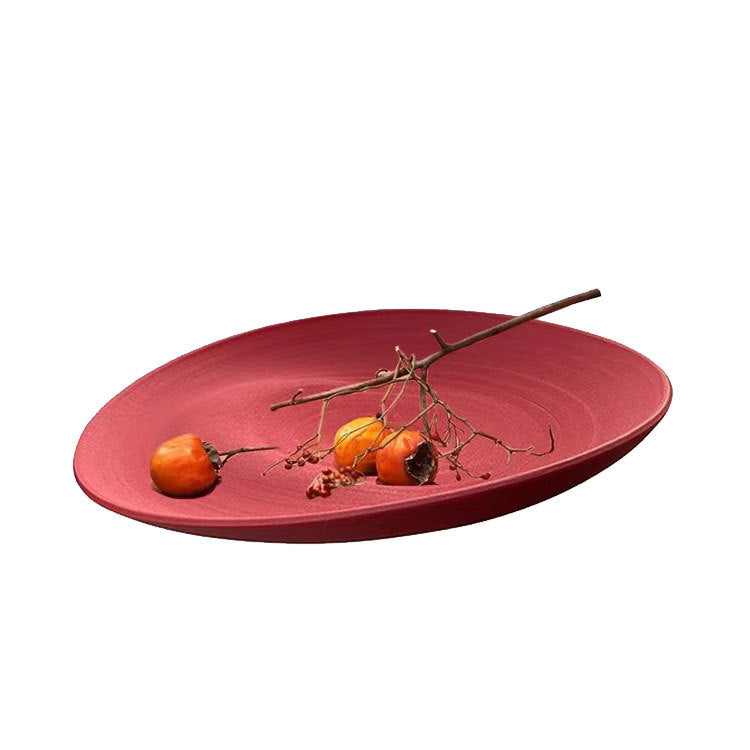 Elegante gebogene Servierplatte