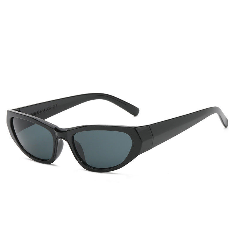 Damen stylische geometrische Sonnenbrille im modernen Design Brehn