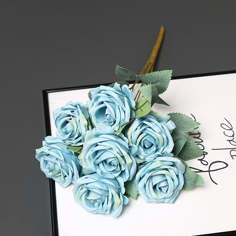 Faux Rose Blumenstrauß für Wohnkultur