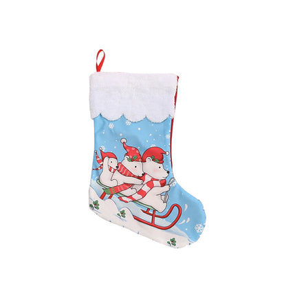 Weihnachtlich dekorative Socke