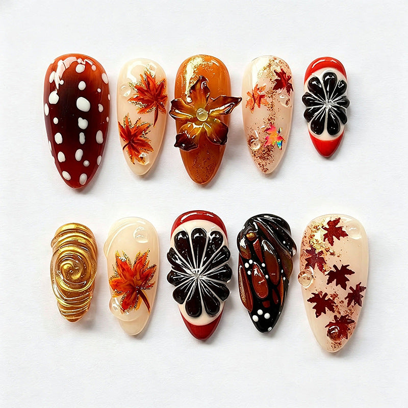 Elegantes Kunstnageldesign Set Brehn
